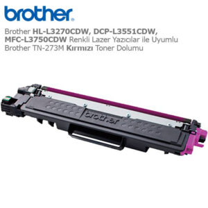 Brother TN-273M Kırmızı Toner Dolumu