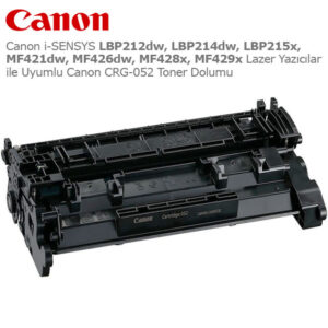 Canon CRG-052 Toner Dolumu
