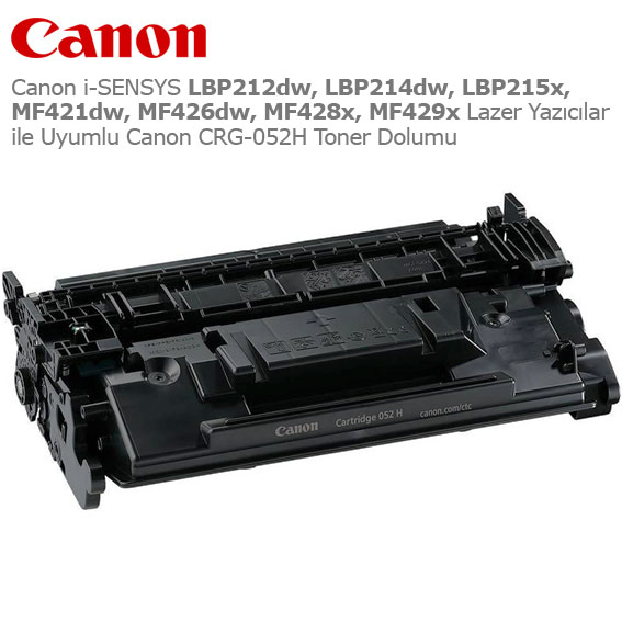 Canon CRG-052H Toner Dolumu 1 Canon CRG-052H Toner Dolumu