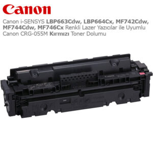 Canon CRG-055M Kırmızı Toner Dolumu