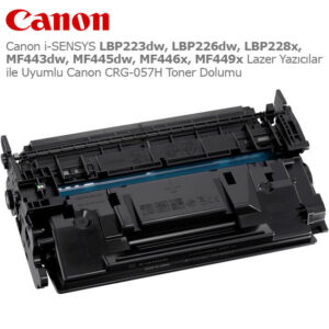 Canon CRG-057H Toner Dolumu