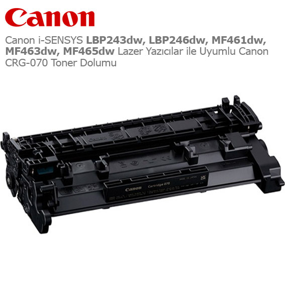 Canon CRG-070 Toner Dolumu 1 Canon CRG-070 Toner Dolumu