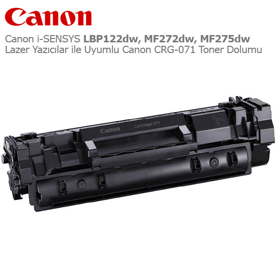Canon CRG-071 Toner Dolumu 1 Canon CRG-071 Toner Dolumu