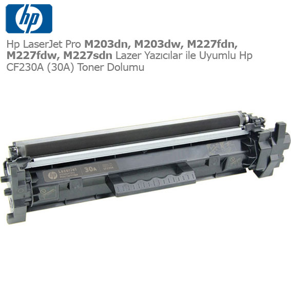 Hp CF230A (30A) Toner Dolumu 1 Hp CF230A (30A) Toner Dolumu