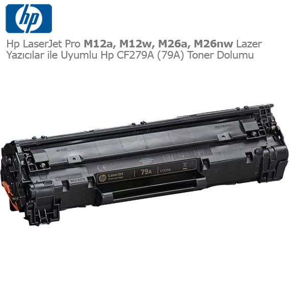 Hp CF279A (79A) Toner Dolumu 1 Hp CF279A (79A) Toner Dolumu