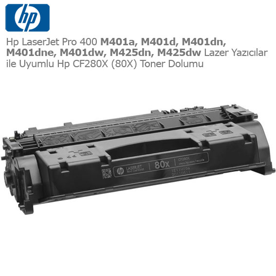 Hp CF280X (80X) Toner Dolumu 1 Hp CF280X (80X) Toner Dolumu