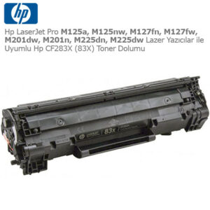 Hp CF283X (83X) Toner Dolumu