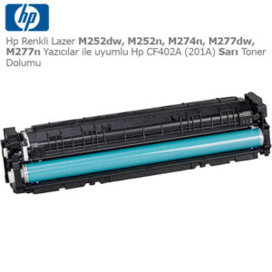 Hp CF402A (201A) Sarı Toner Dolumu