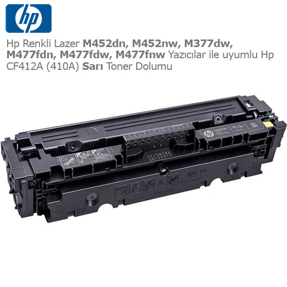 Hp CF412A (410A) Sarı Toner Dolumu 1 Hp CF412A (410A) Sarı Toner Dolumu