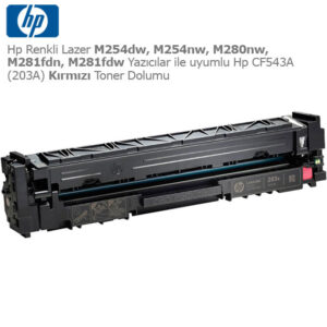 Hp CF543A (203A) Kırmızı Toner Dolumu