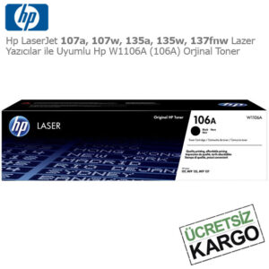 Hp W1106A (106A) Orjinal Toner