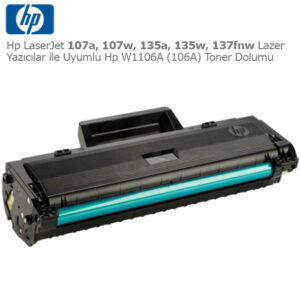 Hp W1106A (106A) Toner Dolumu
