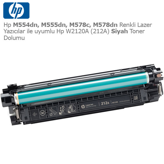 Hp W2120A (212A) Siyah Toner Dolumu 1 Hp W2120A (212A) Siyah Toner Dolumu