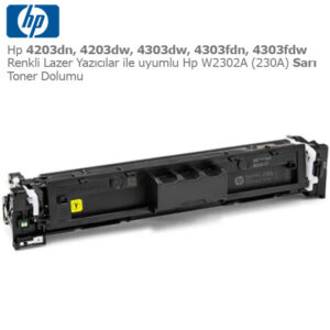 Hp W2302A (230A) Sarı Toner Dolumu