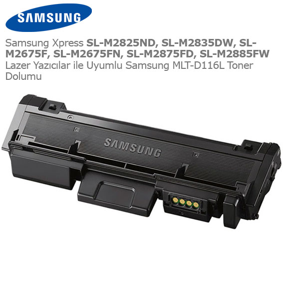 Samsung MLT-D116L Toner Dolumu 1 Samsung MLT-D116L Toner Dolumu