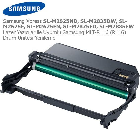 Samsung MLT-R116 Drum Ünitesi Yenileme 1 Samsung MLT-R116 Drum Ünitesi Yenileme